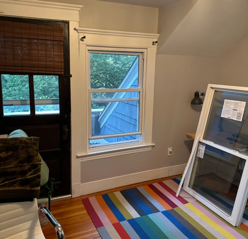 These windows leak cold air